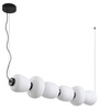 Lampa wisząca BRILLA LED biało-czarna 125 cm (ST-CP241210-6L BLACK WHITE) - Step into Design