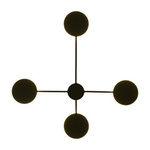 Kinkiet Clex 4 Kol. Czarny 3000K (MW1134-750) - Step into Design