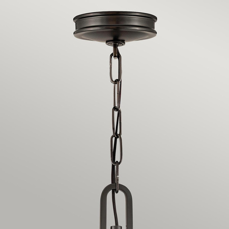 Lampa wisząca Collier - 4 źródła światła - Zgaszona czerń (HK-COLLIER-P-BX) - Elstead Lighting