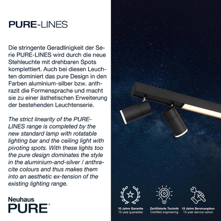 Lampa sufitowa PURE-LINES (6121-13) - Paul Neuhaus