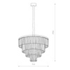 Lampa wisząca CRISTAL L transparentna (7614) - Nowodvorski