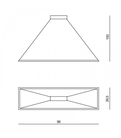 Żyrandol EDO LED mały (67029 - Ramko) - żyrandol