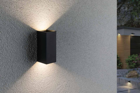 Oprawa elewacyjna FLAME LED 2X3W 2X290lm 3000K IP44 230V antracyt (PL94326) - PAULMANN
