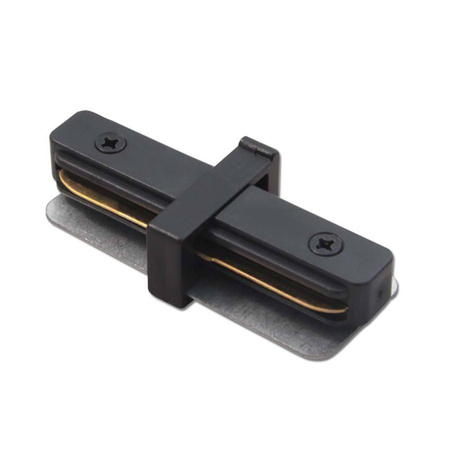 Łącznik prosty szynoprzewodu natynkowego 1F 230V - Czarny   (6304) - Brosline