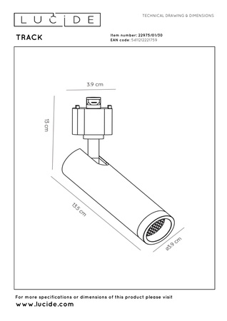 TRACK LUCIDE - GRADO (22975/01/30) - Lucide