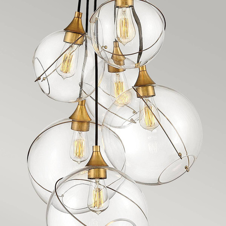 Lampa wisząca Skye - 6 źródeł światła (QN-SKYE-6P) - Quintiesse