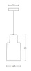PENDANT 1L CONCRETE (1582 Zambelis) - Zambelis