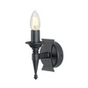Kinkiet Saxon (SAX1-BLK) - Elstead Lighting