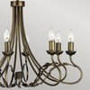 Żyrandol Olivia (OV8-BLK-GOLD) - Elstead Lighting