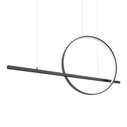 Lampa wisząca GLAD czarna LED 4000K (TH.495) - Thoro Lighting