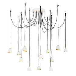 Lampa wisząca Nula - 12 źródeł światła (QN-NULA-12P) - Quintiesse