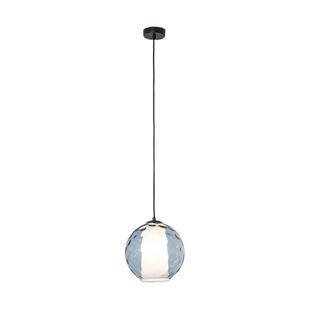 PENDANT E27 MAX 40W GLASS BLUE (22034 Zambelis) - Zambelis