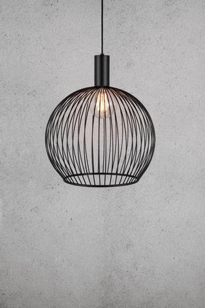 Lampa wisząca AVER Nordlux E27 60W Metal Czarny