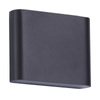 Kinkiet Sapri czarny o podwyższonym IP54 (LP-1556/1W BK) - Light Prestige