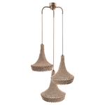 Lampa wisząca Mahaka 3 - Beżowa (500 mm)   (5180) - Shilo