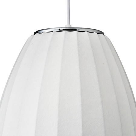 Lampa wisząca SILK BARREL biała 60 cm (ST-2335-30) - Step into Design