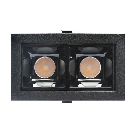 Lampa liniowa Led podtynkowa 4W 3000K czarna JDL-2T - DomenoLED