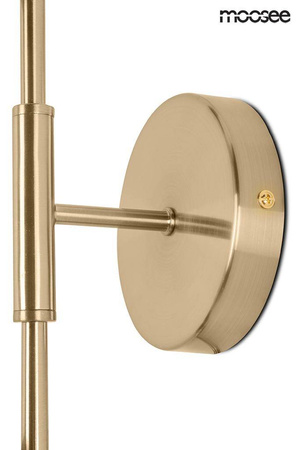 MOOSEE lampa ścienna LOCCA złota (MSE010400225) - Moosee