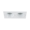 Lampa wpuszczana PRISMA DUO WHITE 2 XGU10 (10580) - TK Lighting