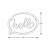 Neon ścienny HELLO LED (FM-NL41) - Zuma Line