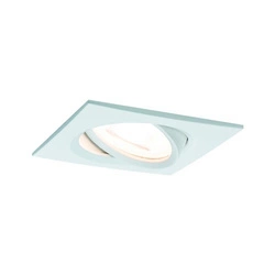 Oprawa wbudowana Nova Coin LED 3-st ściemnianie ruchoma 1x6,5W 2700K 230V Biały Mat/Aluminium (PL93489) - PAULMANN
