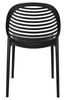Krzesło SUNNY czarne - polipropylen (KH010100217) - King Home