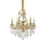 Lampa wisząca GIOCONDA SP6 kol. złoty (060507) Ideal Lux - żyrandol