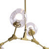 Lampa wisząca MODERN ORCHID-6 (ST-1232-6 GOLD transparent) - Step into Design