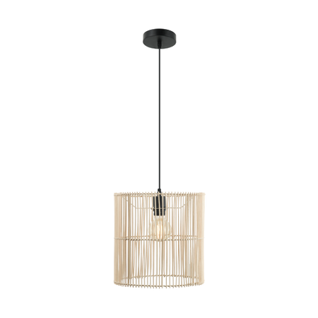 PENDANT LAMP E27 MAX 40W RATTAN NATURAL (20234 Zambelis) - Zambelis