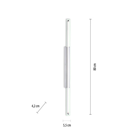 TIMON KINKIET CHROM (9108-17) - Paul Neuhaus
