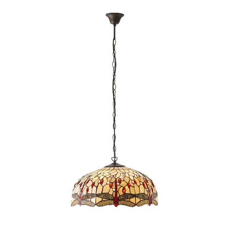 Lampa Wisząca Dragonfly beige (64079) Tiffany