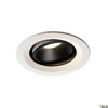 NUMINOS® MOVE DL M, wewnętrzna oprawa sufitowa wpuszczana LED, biała/czarna 4000 K 40° obrotowa i pochylana (1003616) - SLV