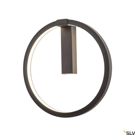 ONE 40 DALI, wewnętrzna oprawa ścienna LED, czarna, 3000 K/4000 K (1002915) - SLV