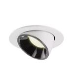 NUMINOS® GIMBLE L, oprawa sufitowa wpuszczana biała/chromowana 4000 K 20° (1006022) - SLV