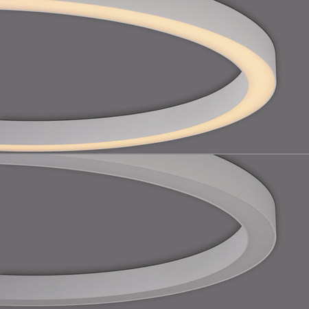 PURE LINES ROUND LAMPA SUFITOWA BIAŁA (6306-16) - Paul Neuhaus