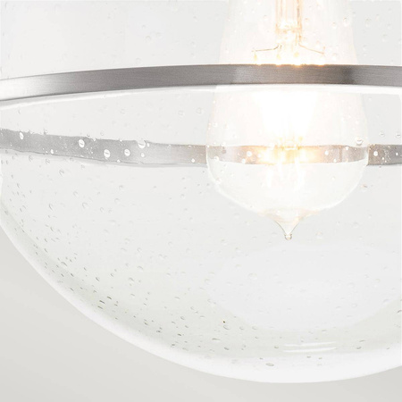Lampa sufitowa Somerset - Szczotkowany nikiel (QN-SOMERSET-F-C-BN) - Quintiesse