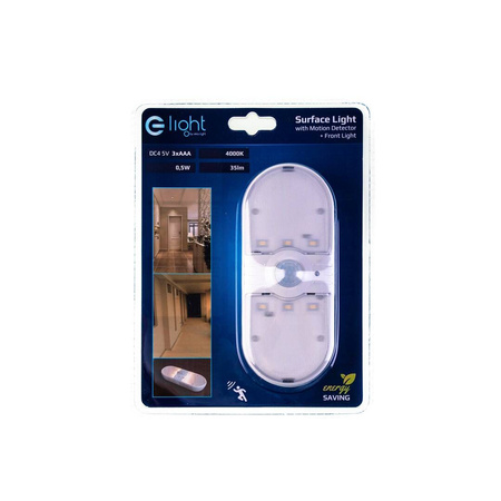 LAMPKA NATYNKOWA Z CZUJKĄ RUCHU 4000K (EKB6622) - Eko-Light