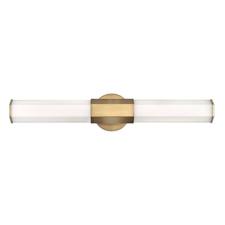 Kinkiet LED Facet - Stary mosiądz (QN-FACET-LED2-HB-BATH) - Quintiesse