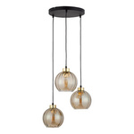 Lampa wisząca DEVI AMBER 3 PŁ LISTWA (4638) - TK Lighting