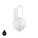 KOBAN D biała lampa ścienna / kinkiet z podwyższoną szczelnością IP44 (KOD110S0) - Ummo