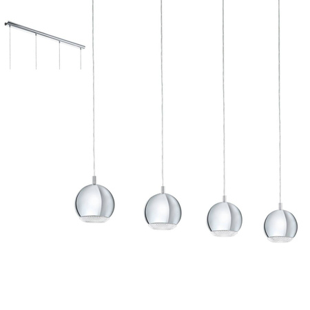 Lampa wisząca CONCESSA chrom (95912 - EGLO) - żyrandol
