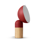 MAX Lampa biurkowa z możliwością jednorazowego ustawienia kąta świecenia oraz tekstylnym dyfuzorem . Przewód tekstylny czarny (LY04MAX/H36/R) - LYOMA