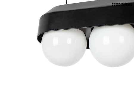 Lampa wisząca DROPS 3 czarna (MSE010100273) - Moosee