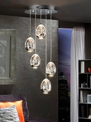 Rocio lampa wisząca 5L (783517) - Schuller