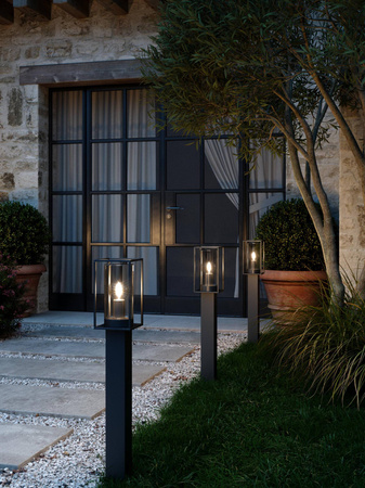 Lampa ogrodowa GRIFFIN Nordlux E27 15W Metal Przydymiony