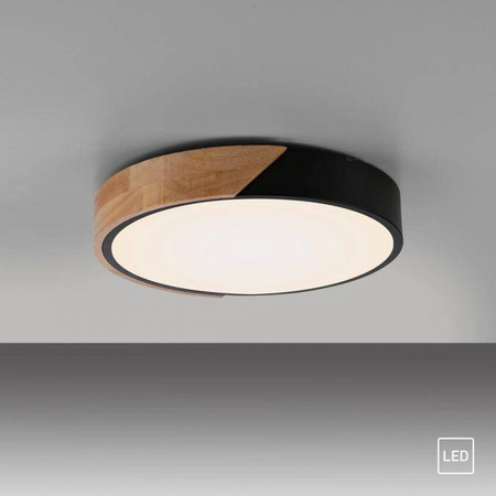 LAMPA SUFITOWA BILA BLACK (14288-18) - Paul Neuhaus
