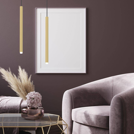 Lampa wisząca MONZA BRASS 1 (MLP8839) - Milagro