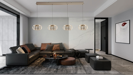 Lampa wisząca czwórka SALO (7033-413) - Aviano Lighting