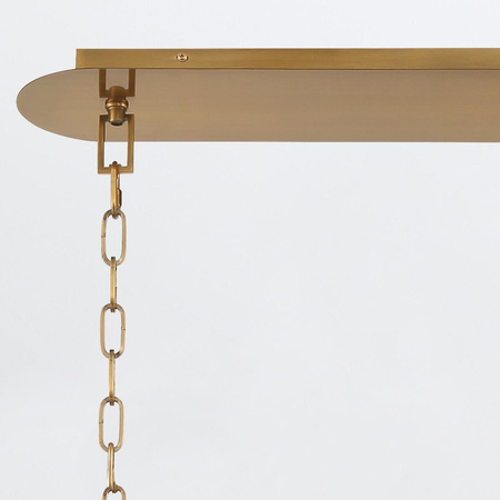 Lampa wyspowa Nottingham - 10 źródeł światła - Antyczny mosiądz (QN-NOTTINGHAM-10LP-AB) - Quintiesse