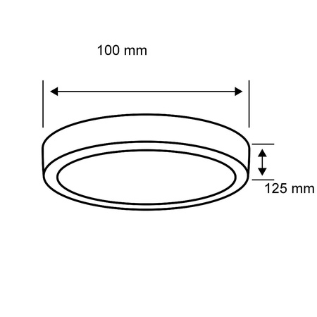 Neordic Malja plafon max1x40W E27 Czarny 230V metal (PL79760) - PAULMANN